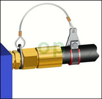 液壓膠管防崩脫裝置